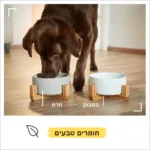 ⁦קערה לכלב “שוקי” לבן⁩ – תמונה ⁦7⁩