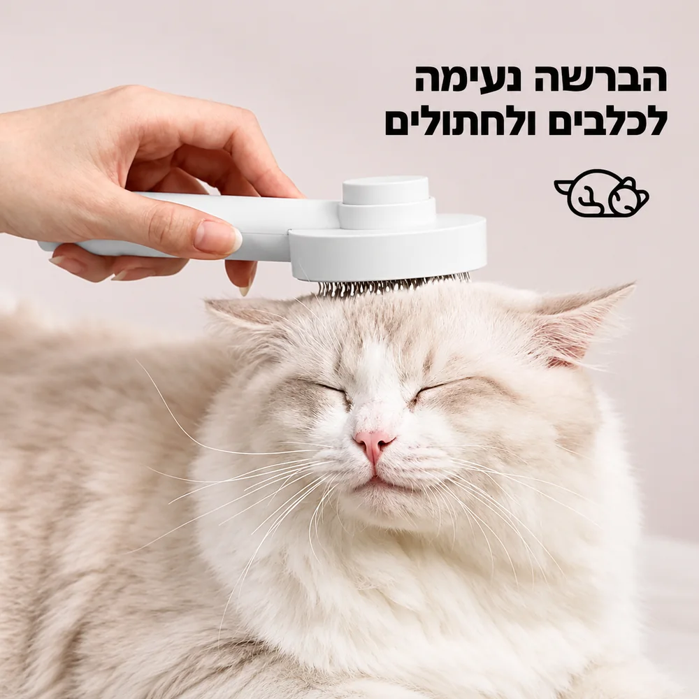 מברשת וונדי – הברשה נעימה לכלבים ולחתולים